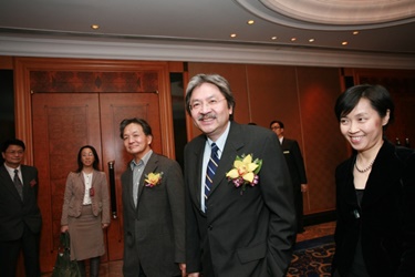 Mr John C Tsang, Financial Secretary, officiated the Reception.