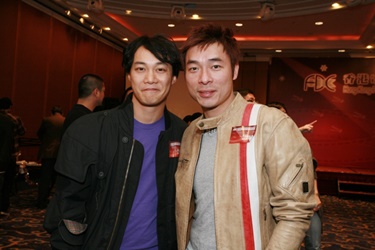 Mr. Eason Chan (left) and Mr. Andy Hui in the Reception.