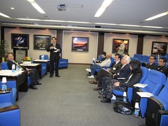 Mr. Frank Chen, Director of the Department of Motion Picture Affairs, Taiwan, welcomed the FDC Delegation