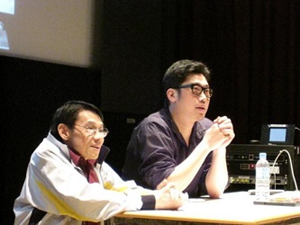 HK film directors Mr. Teddy Robin and Mr. Derek Kwok shared their experiences of filmmaking