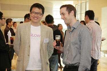 Mr. Chan Wing Chiu, HK new generation director shared views with his Singapore counterparts