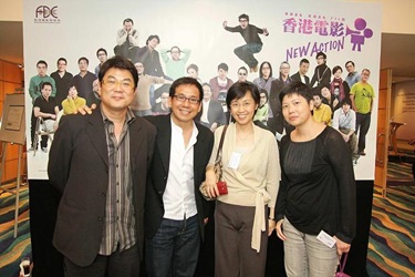 Ms. Maisie Cheng, Commissioner for Television and Entertainment Licensing, and Ms. Carol Lai, HK new generation director, met the Singapore filmmakers