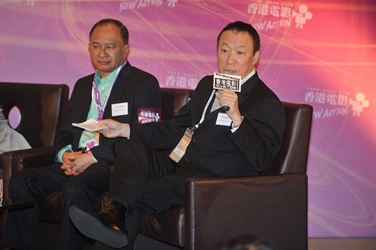 Mr. John Woo, prominent director (Speaker), and Mr. Philip Chan, veteran filmmaker (Moderator)