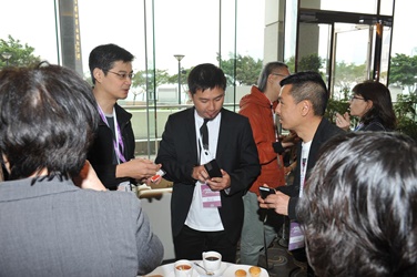 Business meeting in progress