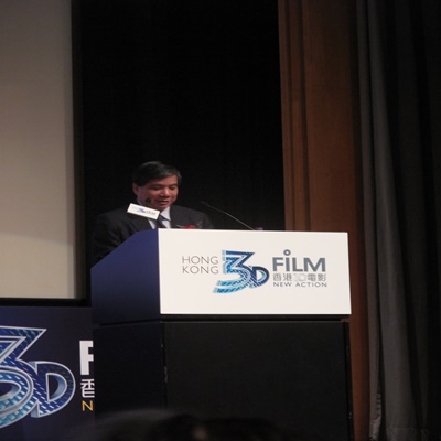 Mr. Alan Siu, Deputy Secretary for Commerce and Economic Development (Communications and Technology), delivers keynote speech at the Summit