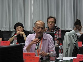 Director Adam Tam introduced introduces himself at the seminar