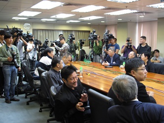 About 40 media representatives attend the Media Briefing