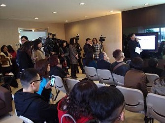 Over 20 media representatives attend the Media Briefing