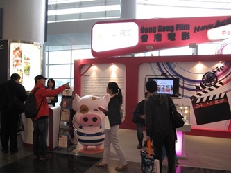 Lots of visitors make enquiries and collect publications at the Booth