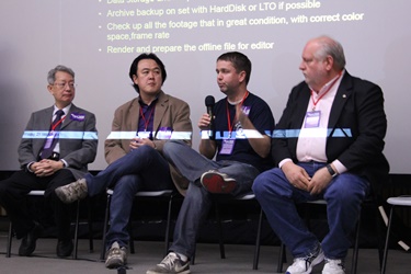 Guest speakers of ‘4K Digital Movie Making Workshop’ (left to right): Mr. Tony Ngai, Professor Jae Mo Koo, Mr. Steve Freebairn and Mr. Alan Gitlin answer questions from the participants of the Workshop