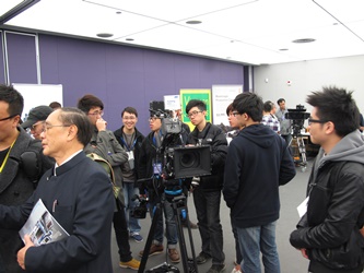 The equipment demonstration zone of ‘4K Movie Technologies Showcase’