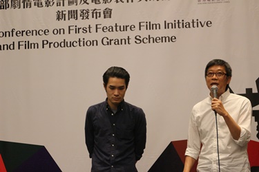 Producer of "Mad World", Mr. Derek CHIU (right), shares his production experience