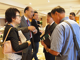 Participants from the three places interacted with each other readily