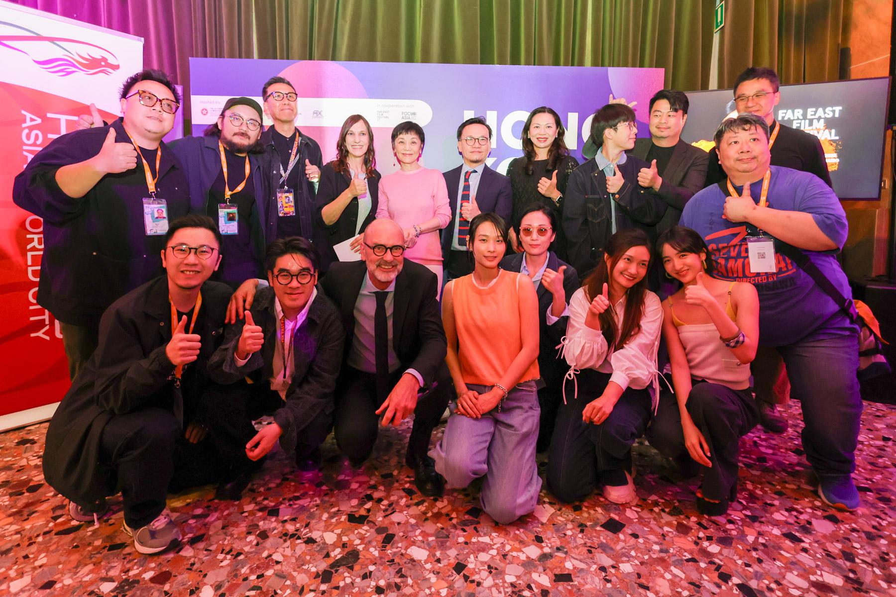 Cultural and Creative Industries Development Agency and Hong Kong Film Development Council lead industry delegation to participate in Far East Film Festival in Udine, Italy (with photos)